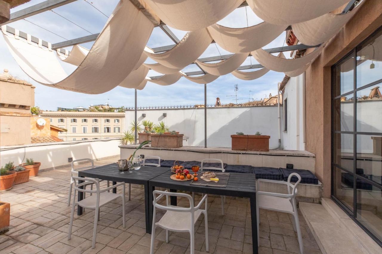 Iflat Navona's Penthouse With Stunning View Rom